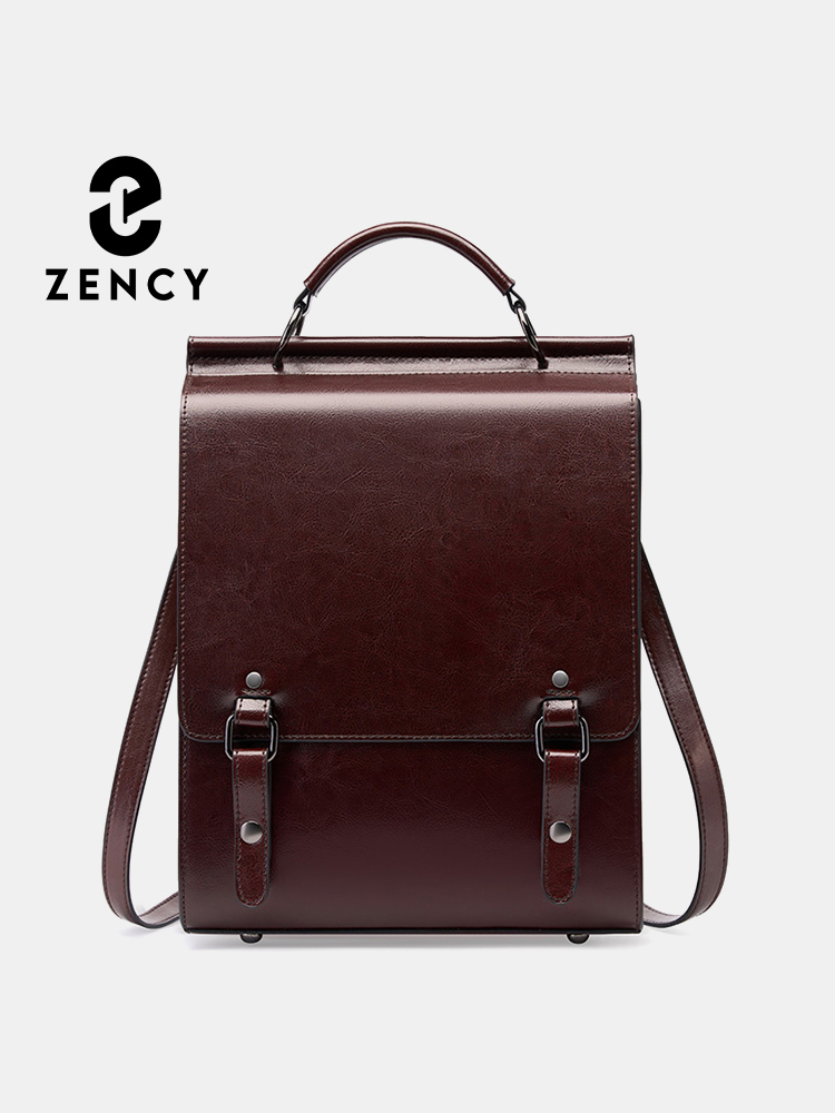 Women Bags Office - Zency Damen-Rucksack im Retro-England-Stil, Studententasche, Laptop-Rucksack,