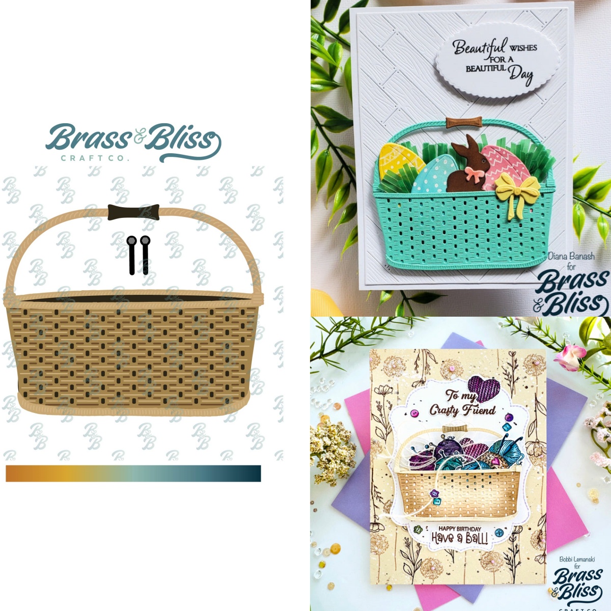 Basket Bag Wicker - Neue Metall-Stanzformen für Weidenkörbe zum Selbermachen