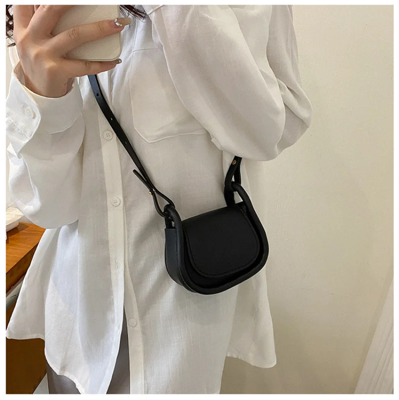 Saddle Bag Leather - Candy Farbe Mode PU Leder Mini