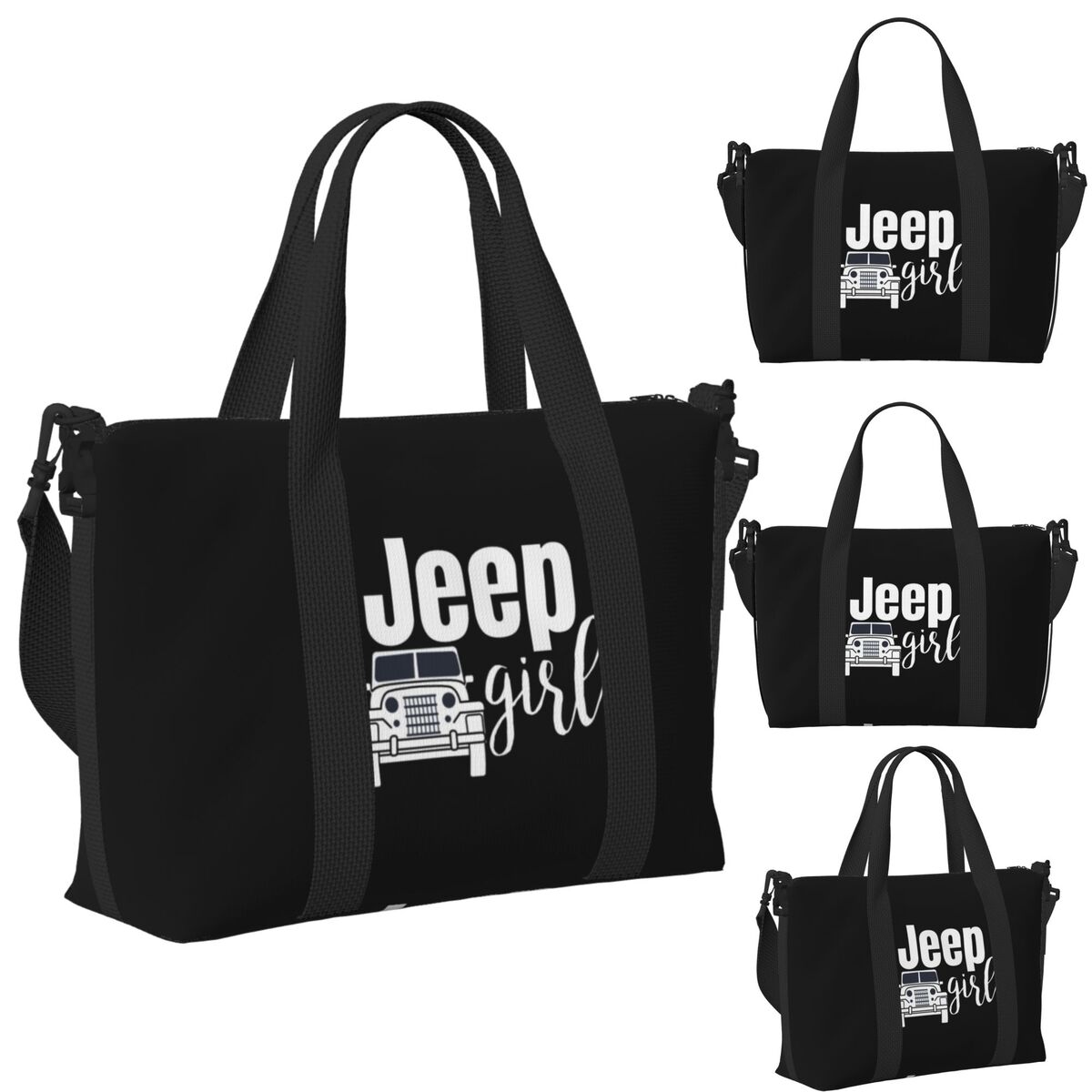 Women'S Jeep Bags - J-Jeep-S Mädchen-Strand-Reisetasche, große Kapazität, Tragetaschen für