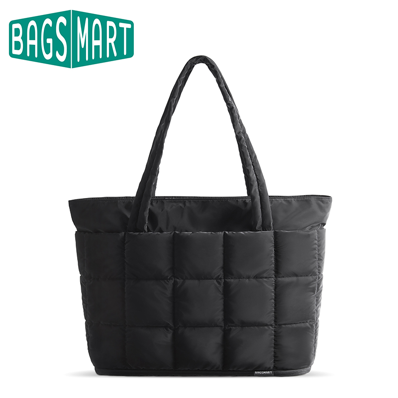 Women'S Tote Bags For Work - BAGSMART Reise-Einkaufstasche für Damen, erweiterbarer Reißverschluss,