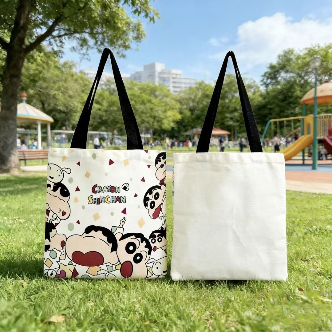 Women Bags 2026 - 2026 Neue Crayon Shin-chan Canvas-Tragetasche mit