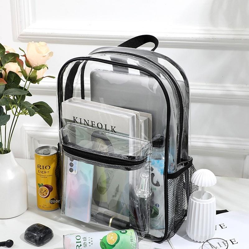 Women Bags Large - Transparenter PVC-Rucksack für Outdoor-Sport und Fitness,