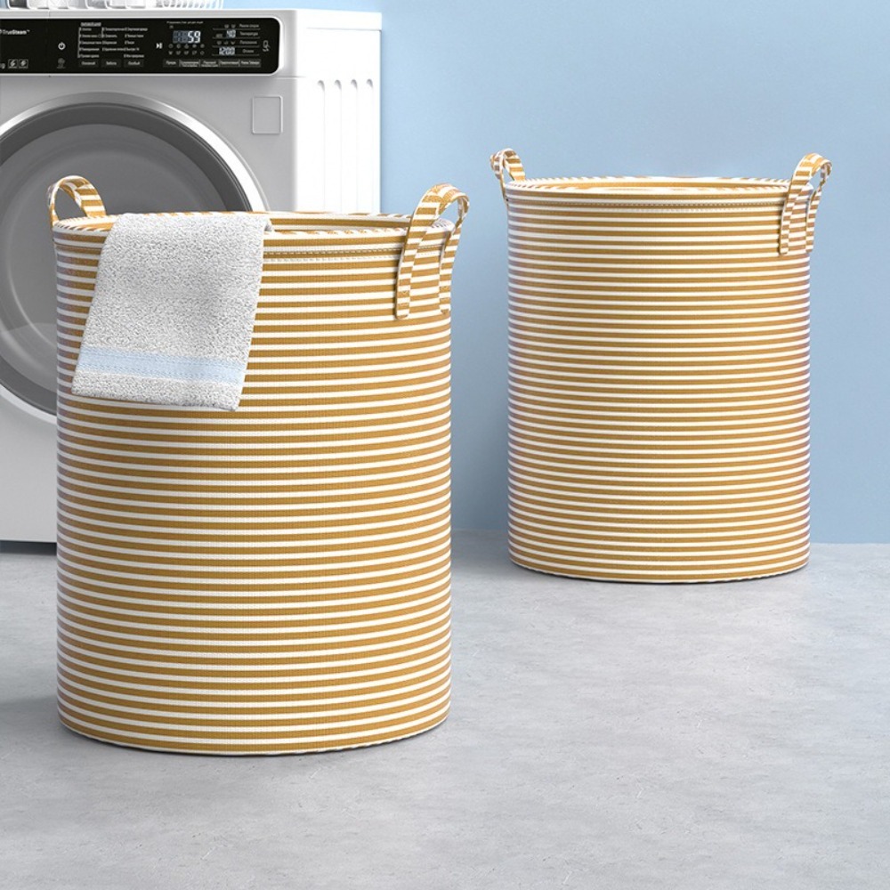 Basket Bag Wicker - Hochwertiger faltbarer Wäschekorb, großes Fassungsvermögen, Aufbewahrungskorb