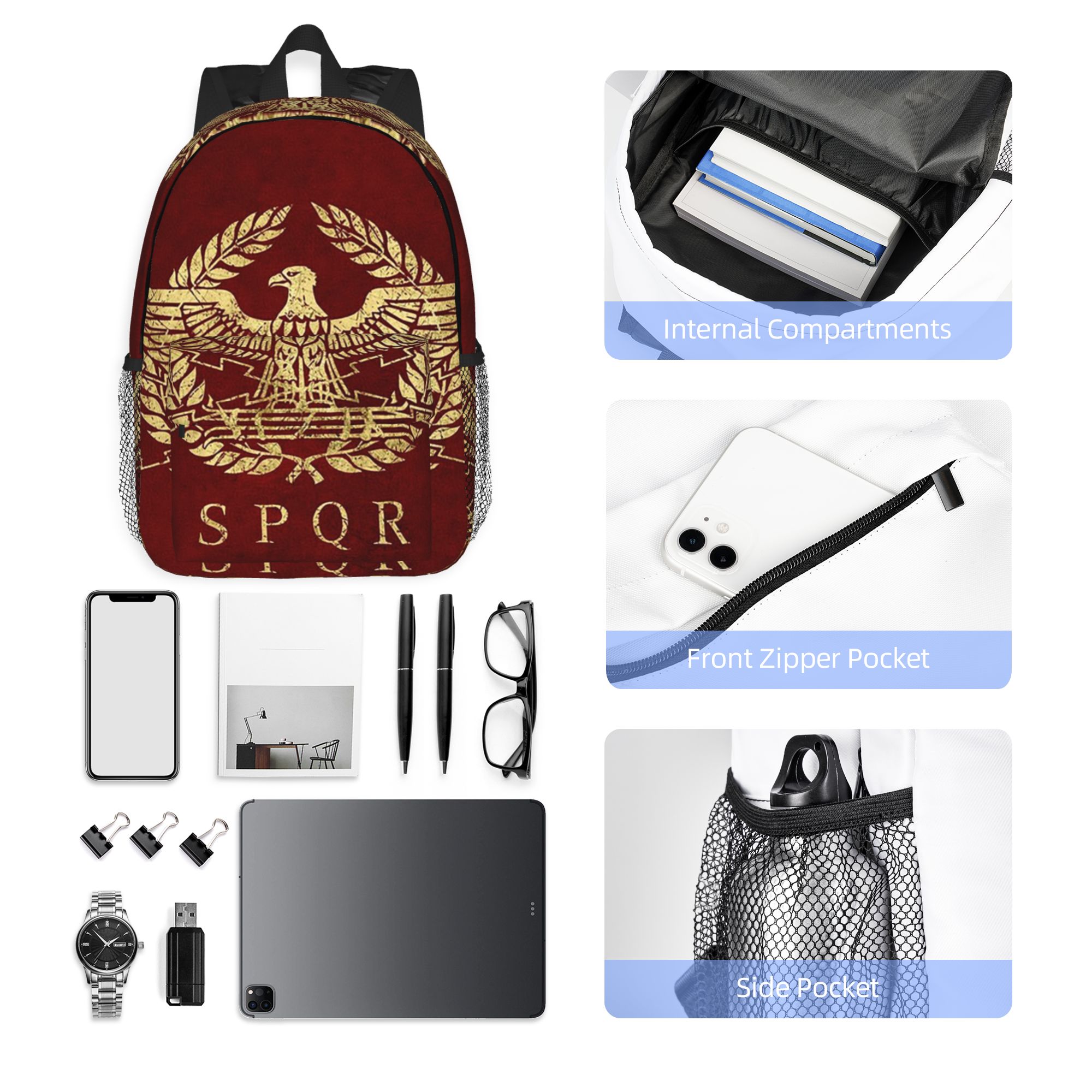 Women Bags Rome - Rome SPQR Roman Rucksack, heiß begehrter