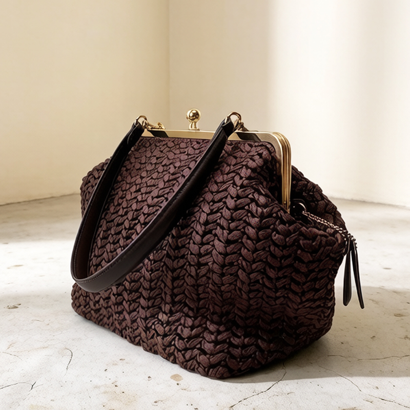 Handgewebte Kisslock-Rahmen-Sc – Women Bags 2026 Trends Bewertung und Preis