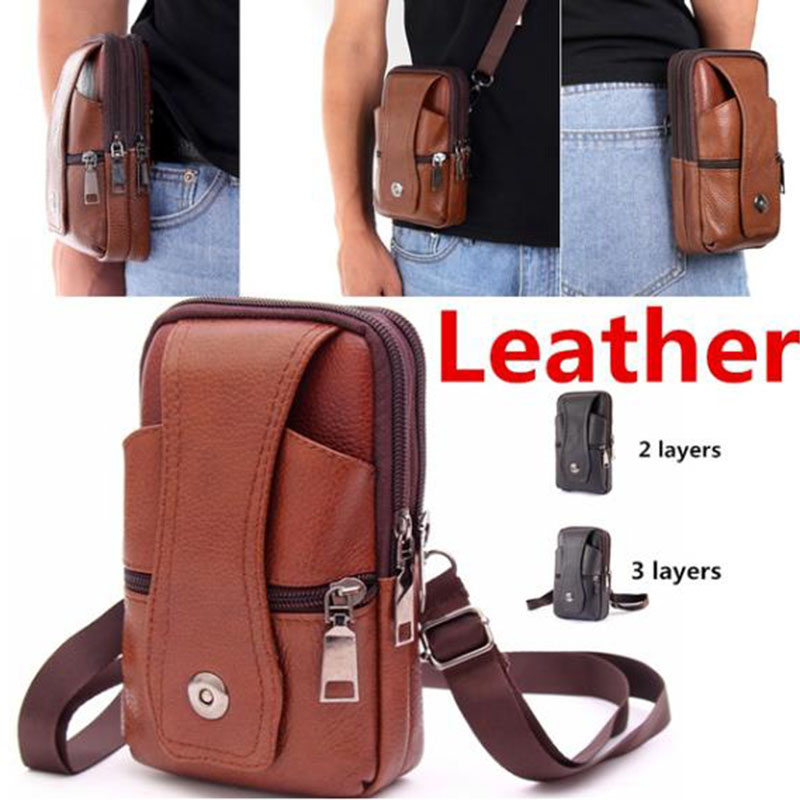 1 Stück Herren Handy-Gürteltas – Saddle Bag Leather Bewertung und Preis