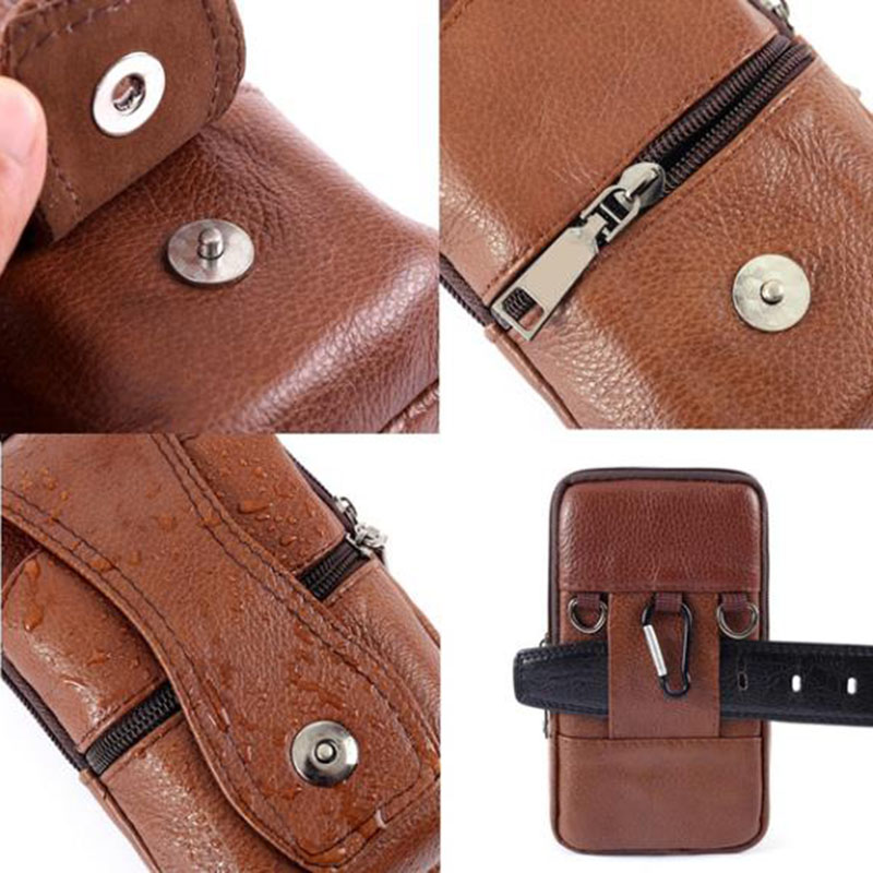 1 Stück Herren Handy-Gürteltas – Saddle Bag Leather Bewertung und Preis