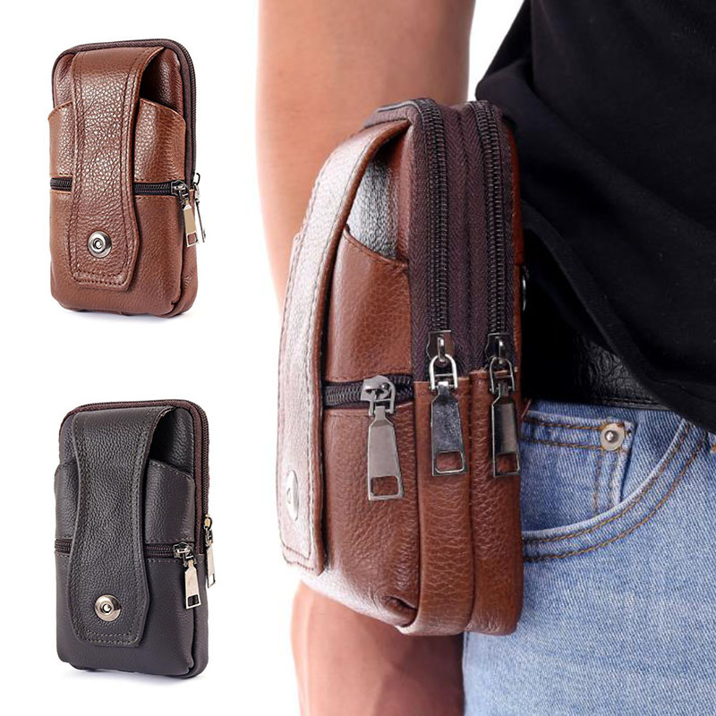 1 Stück Herren Handy-Gürteltas – Saddle Bag Leather Bewertung und Preis