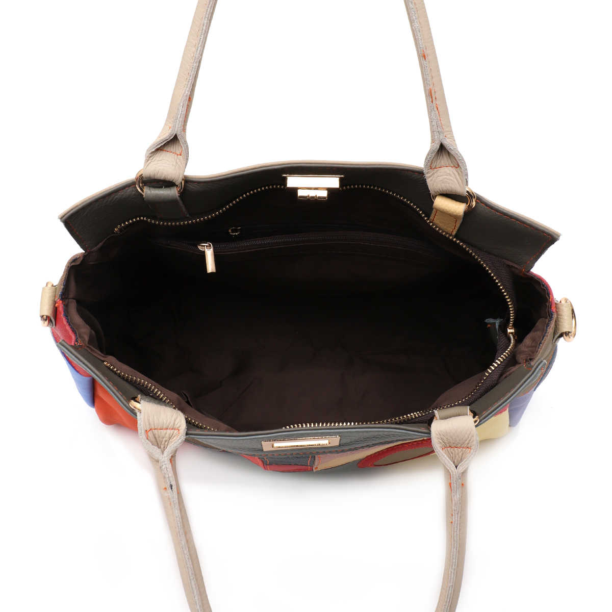 SC Chic Bunte Echt Leder Geome – Women'S Tote Bags For Work Bewertung und Preis