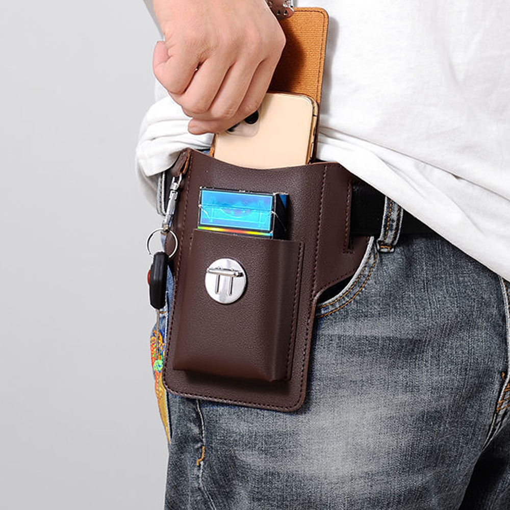Neue Herren-Gürteltasche, Hand – Saddle Bag Leather Bewertung und Preis