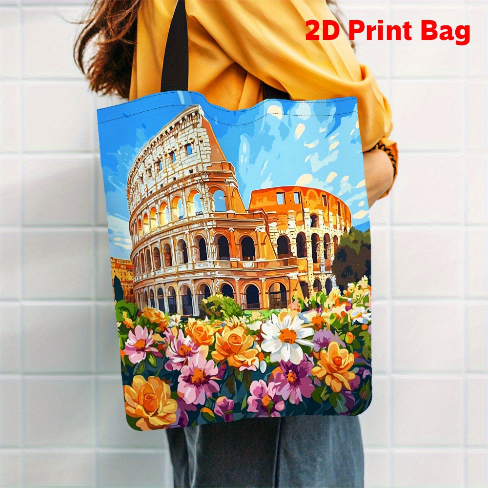 1 Stück bedruckte Tragetasche  – Women Bags Rome Bewertung und Preis
