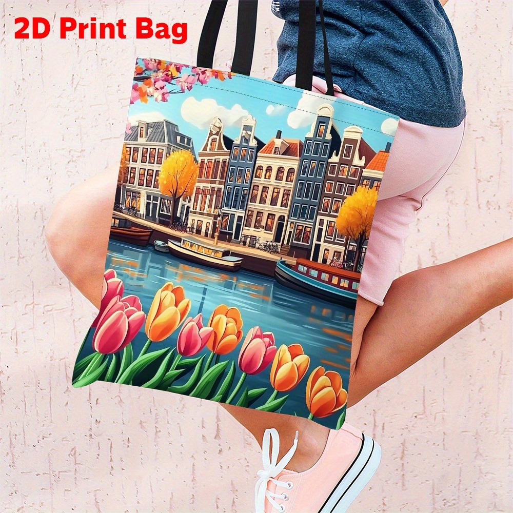1 Stück bedruckte Tragetasche  – Women Bags Rome Bewertung und Preis