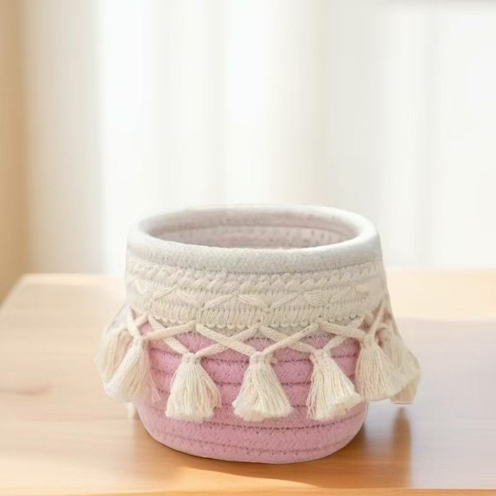 Quasten-Desktop-Aufbewahrungsk – Basket Bag Wicker Bewertung und Preis