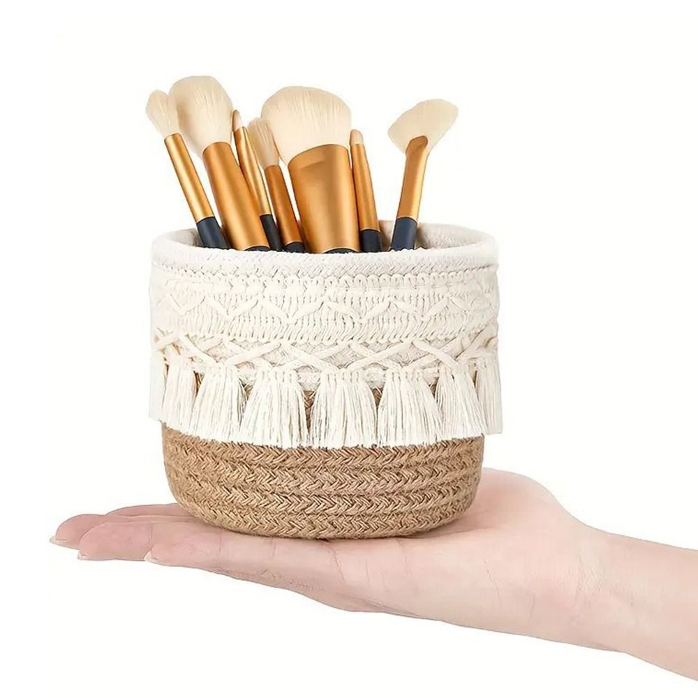 Quasten-Desktop-Aufbewahrungsk – Basket Bag Wicker Bewertung und Preis