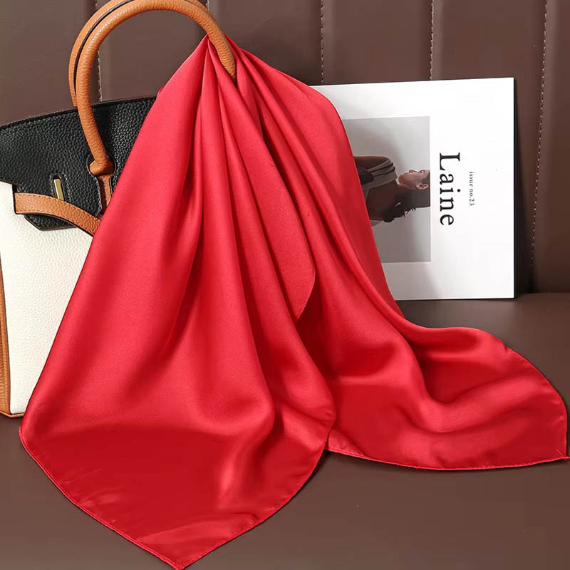 Luxus Einfarbig Seide Quadrat  – Women Bags Office Bewertung und Preis