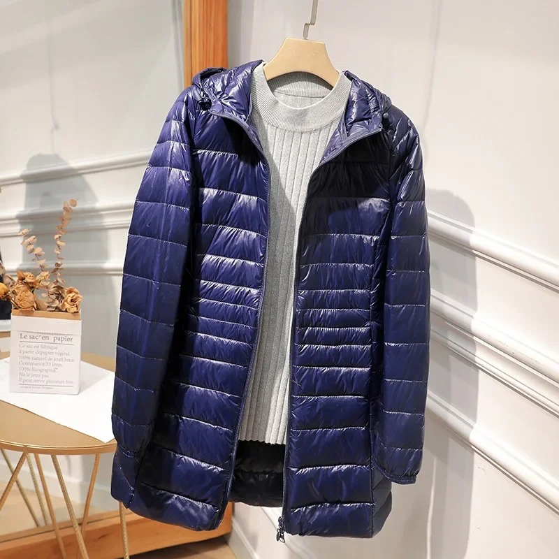 Lange Daunenjacke für Damen, l – Women Bags Office Bewertung und Preis