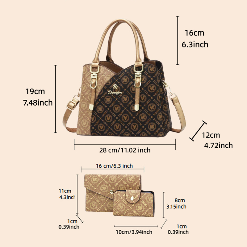 Vintage Bedruckte Handtaschen  – Women'S Bags Handbags Bewertung und Preis