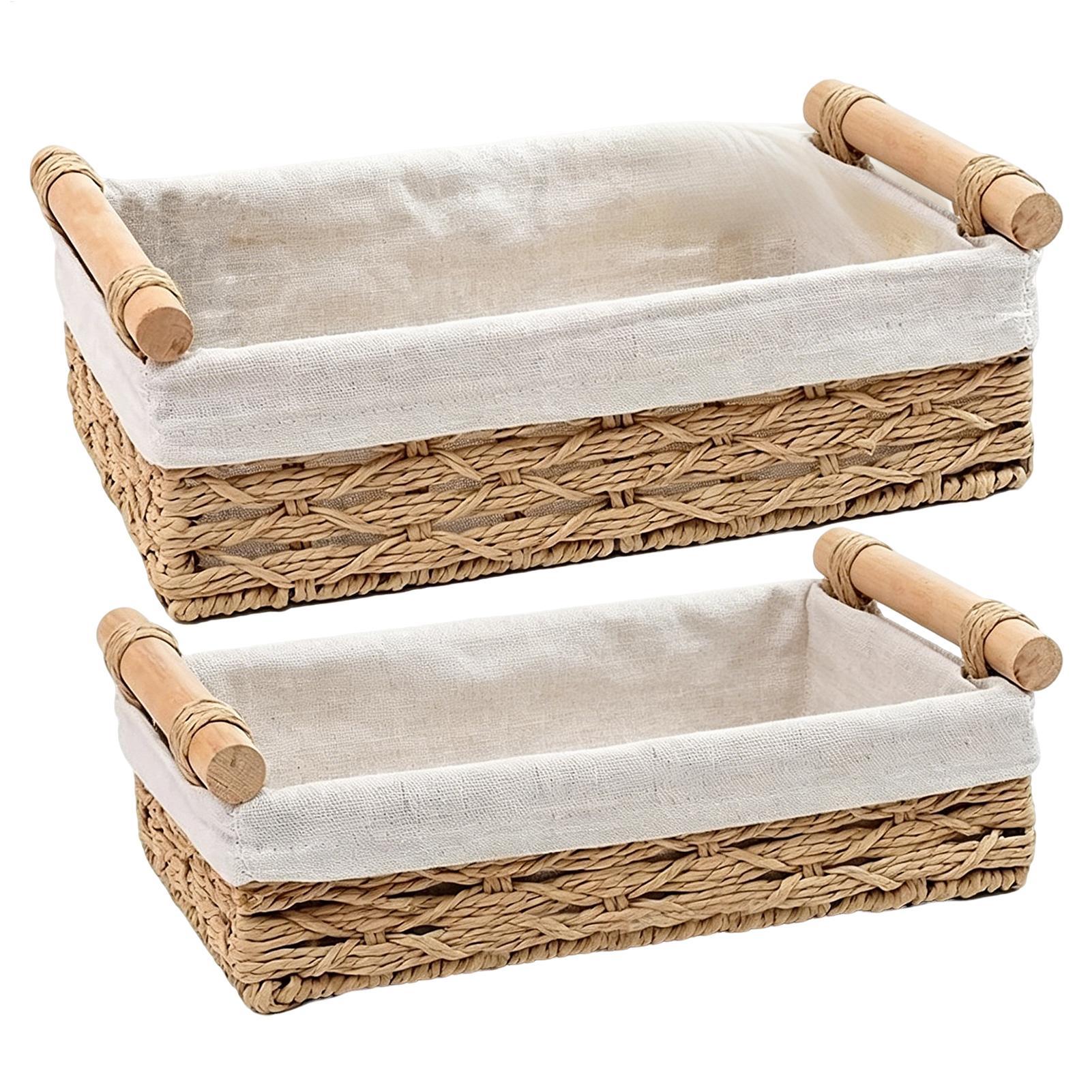 Aufbewahrungskorb mit Griffen  – Basket Bag Wicker Bewertung und Preis