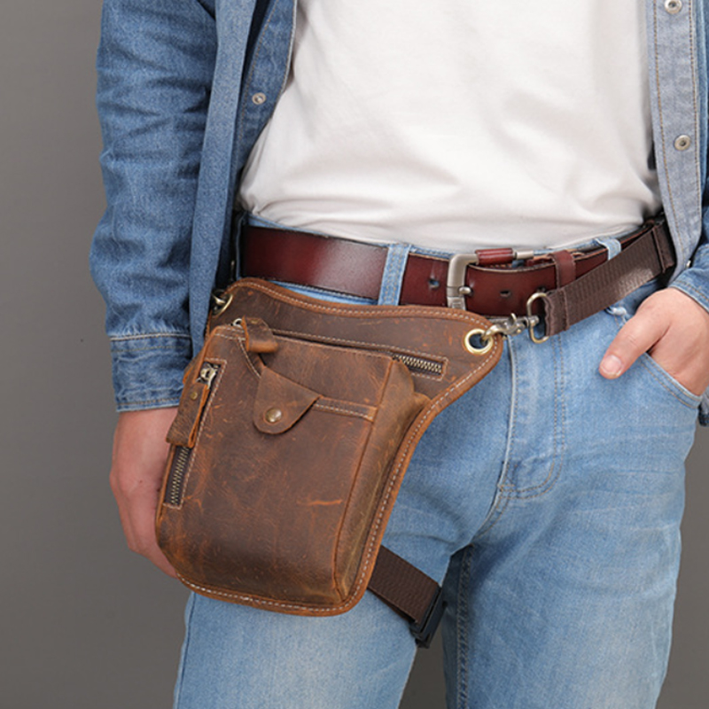 Vintage Männer Taille Fanny Pa – Saddle Bag Leather Bewertung und Preis