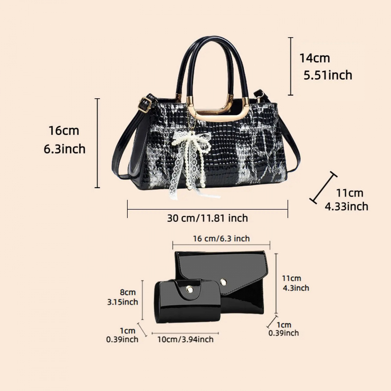 Damen-Handtaschen-Set, Abendcl – Women'S Bags Handbags Bewertung und Preis