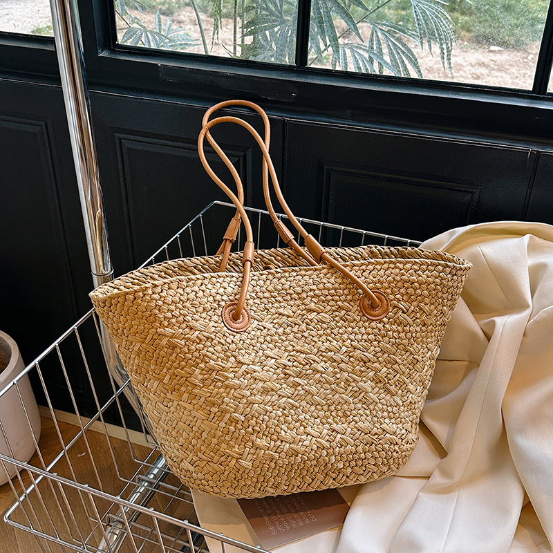 Casual Rattan Große Kapazität  – Basket Bag Wicker Bewertung und Preis