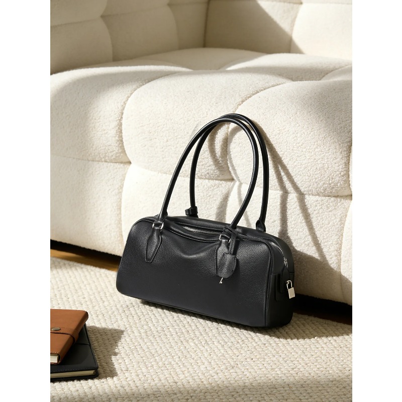 Echte Leder Bowling-Tasche im  – Women Bags India Bewertung und Preis