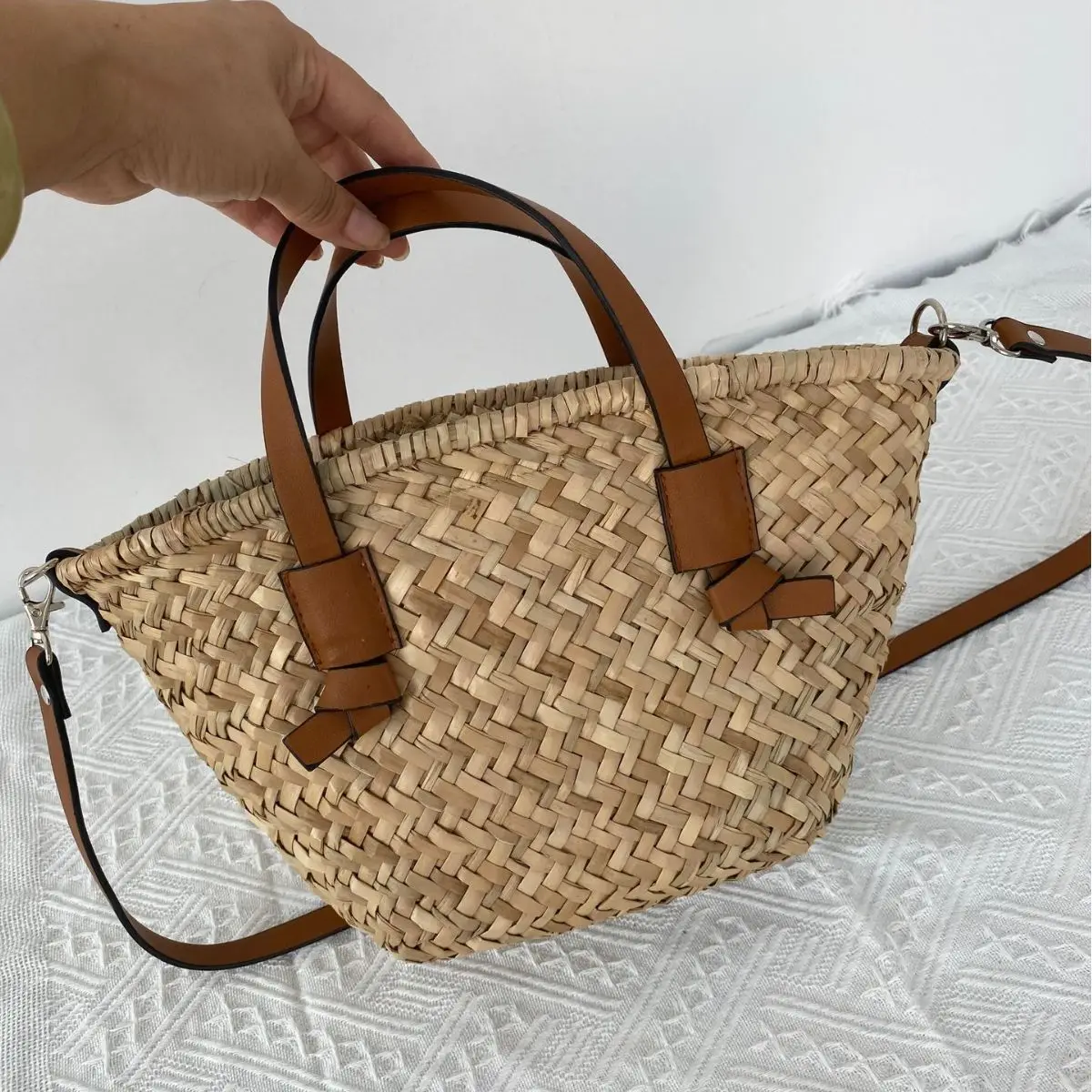 Böhmische Stroh korb Tasche ha – Basket Bag Wicker Bewertung und Preis