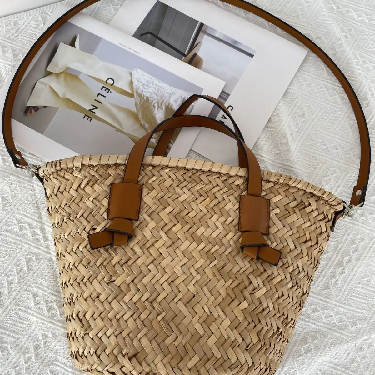 Böhmische Stroh korb Tasche ha – Basket Bag Wicker Bewertung und Preis