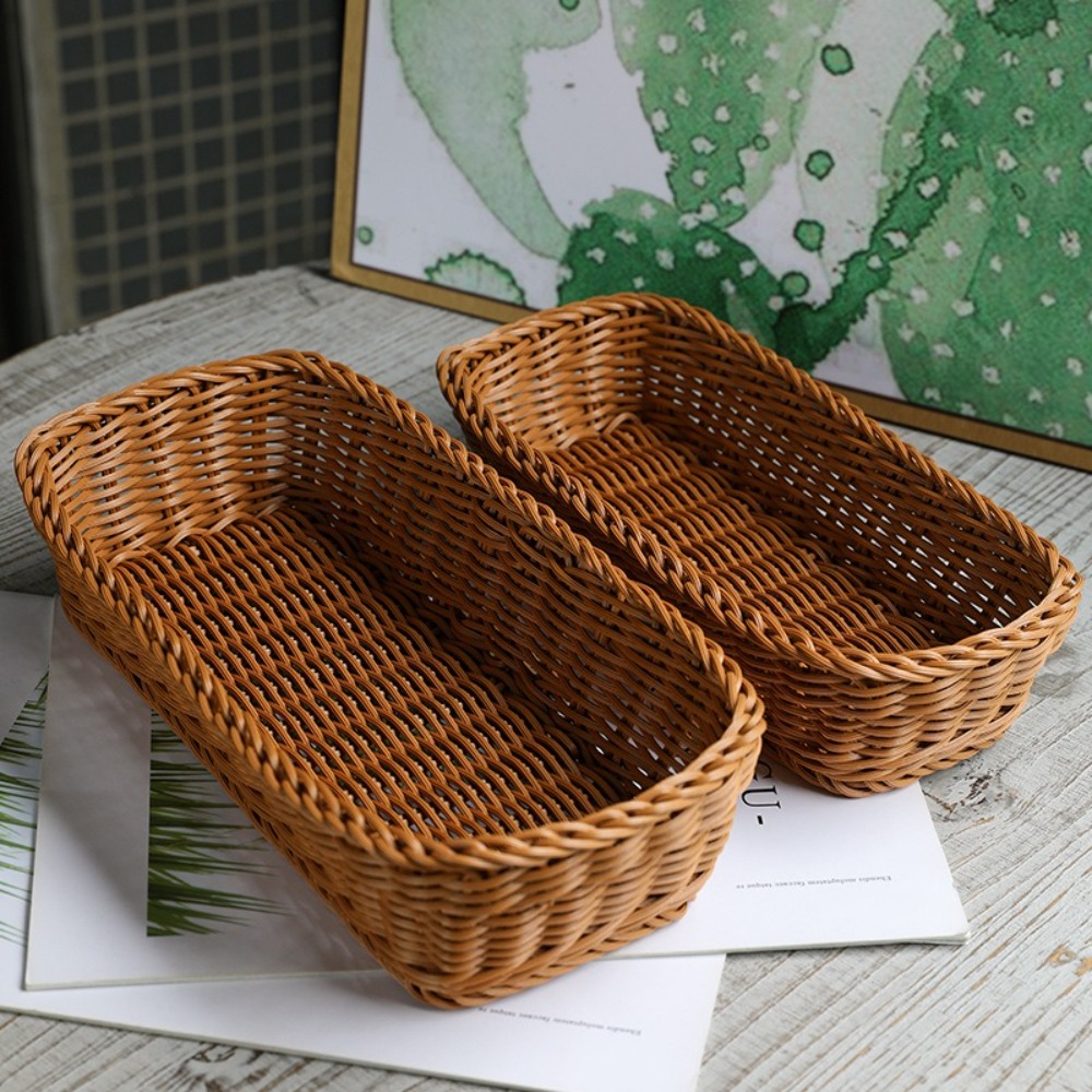Nachahmung Rattan Lagerung Kor – Basket Bag Wicker Bewertung und Preis