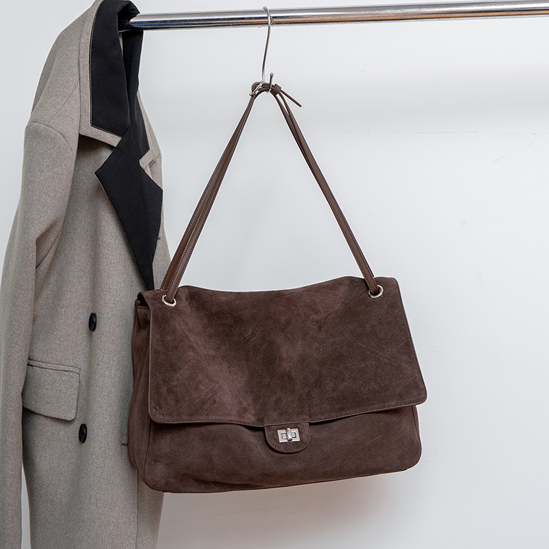 Echte Wildleder-Schultertasche – Women'S Tote Bags For Work Bewertung und Preis