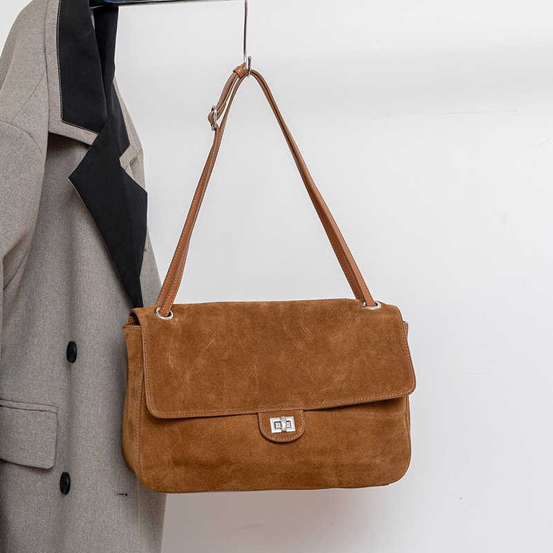 Echte Wildleder-Schultertasche – Women'S Tote Bags For Work Bewertung und Preis