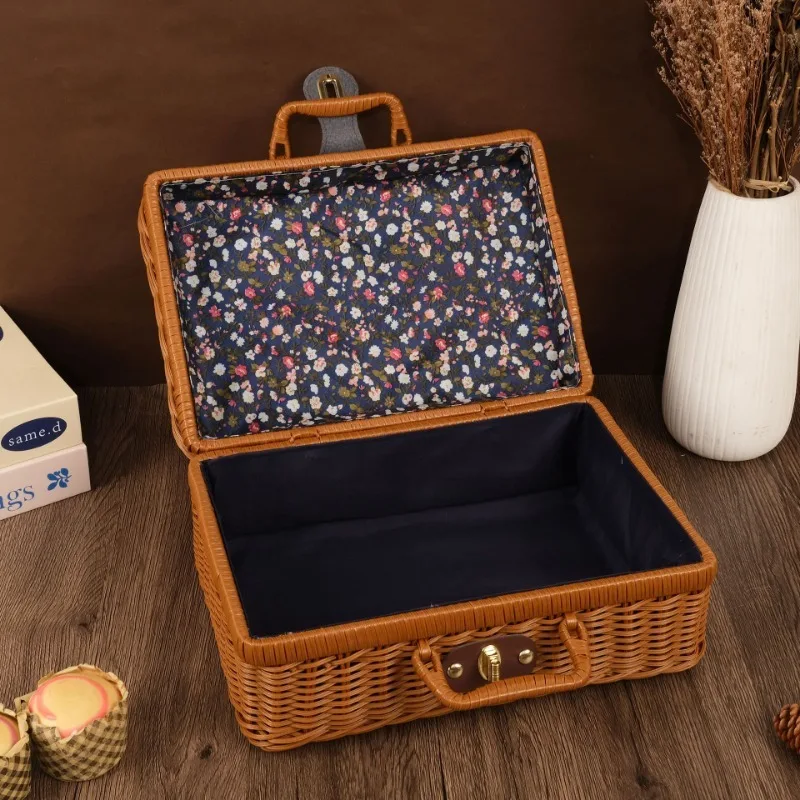 Hand gefertigter Weiden koffer – Basket Bag Wicker Bewertung und Preis