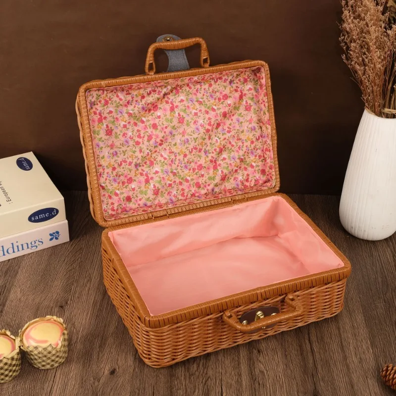 Hand gefertigter Weiden koffer – Basket Bag Wicker Bewertung und Preis
