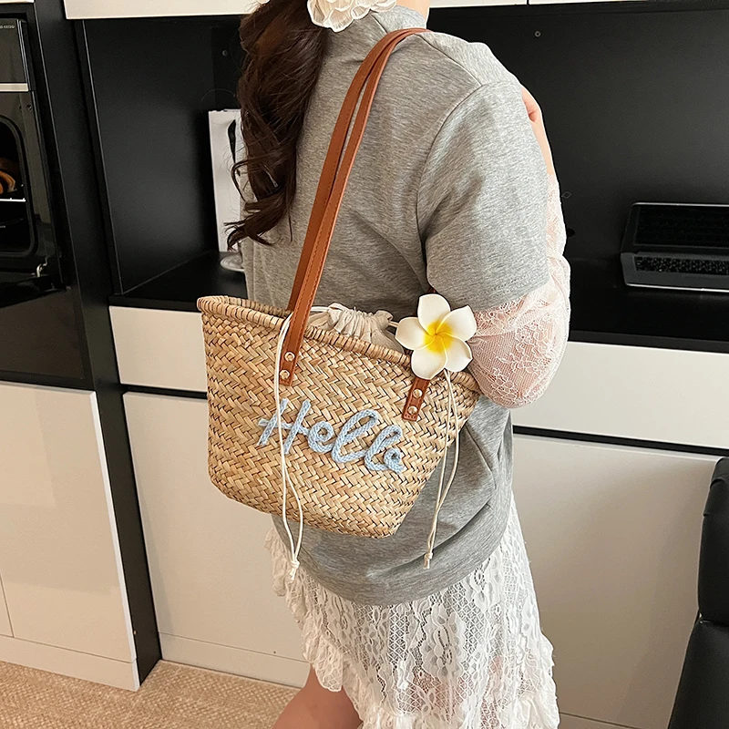 Casual Wicker Woven Korb Tasch – Basket Bag Wicker Bewertung und Preis