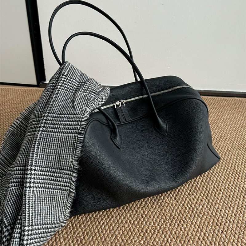 Schwarze Weiche Leder-Boston-T – Women Bags 2026 Trends Bewertung und Preis